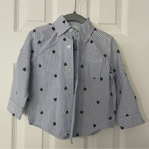Little Me | Long sleeve button down casual shirt | 18 Months size